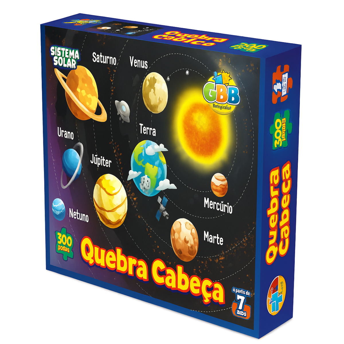 Quebra Cabeça Sistema Solar 300 Peças