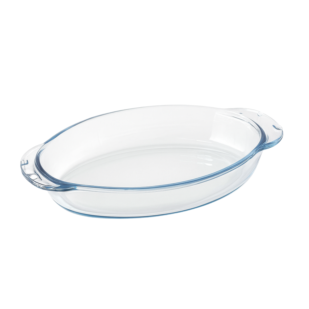 Travessa De Vidro Oval 